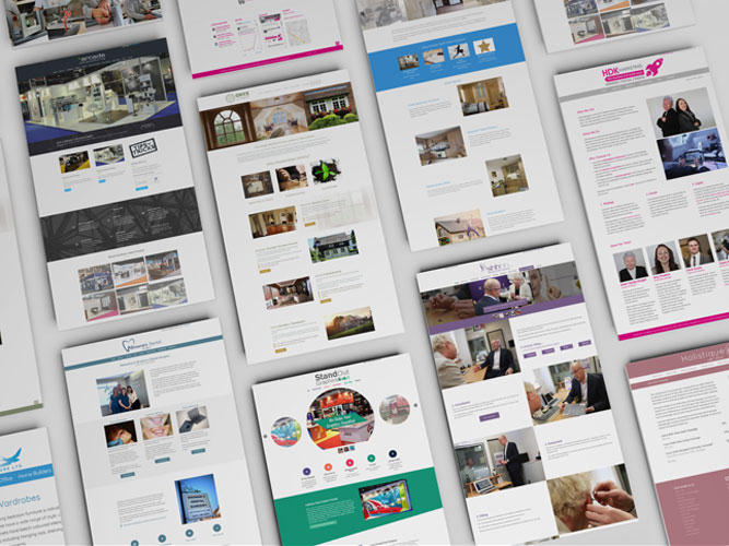 examples of websites designed